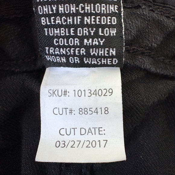 Torrid Black Skinny Stretch Jeans Size 18T Stretch Goth Moto Bikercore - Picture 9 of 14